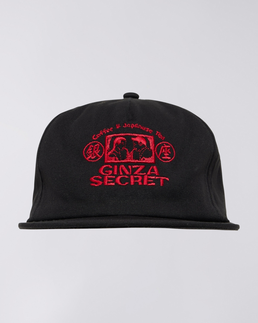EDWIN Ginza Secret 5 Panel Cap Black