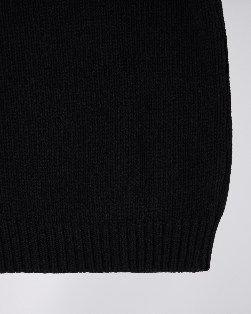 EDWIN Ellis Sweater Black / Baltic
