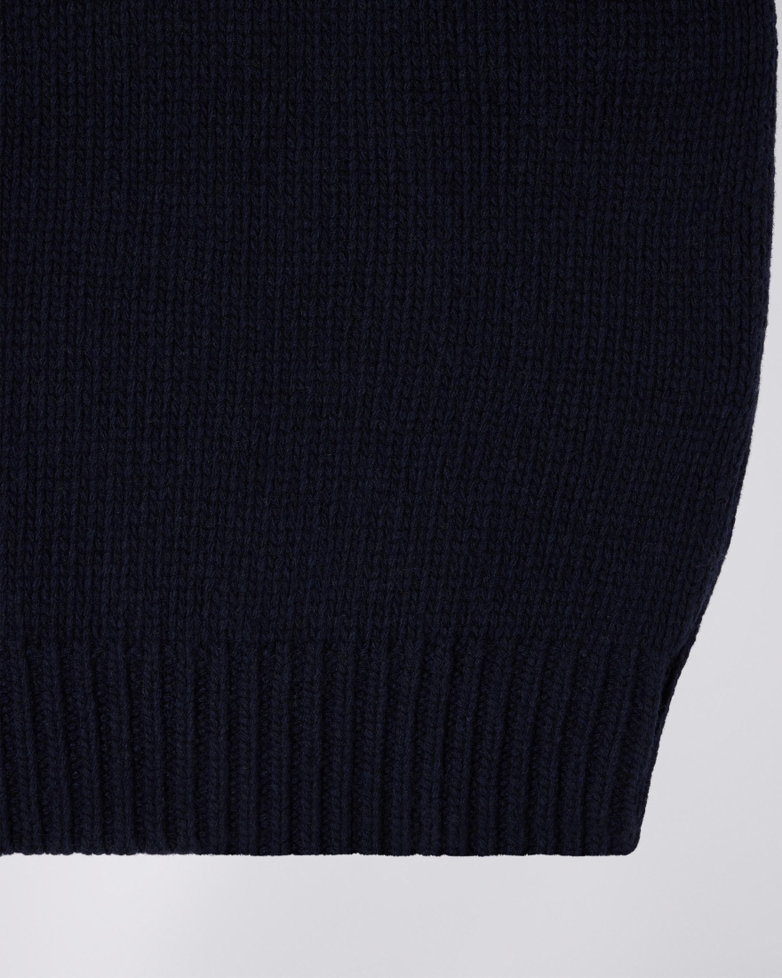 EDWIN Ellis Sweater Navy / Off white