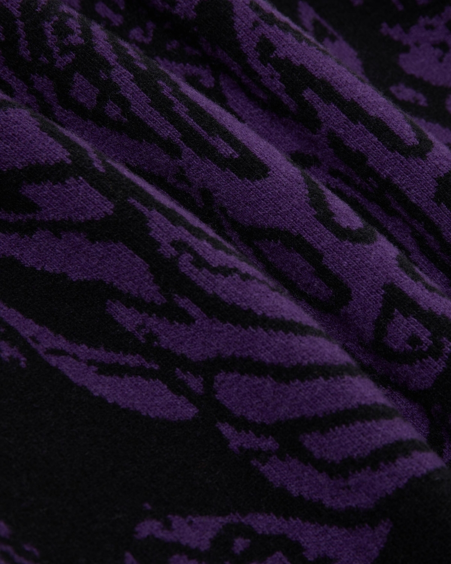 EDWIN Allover Sweater Black