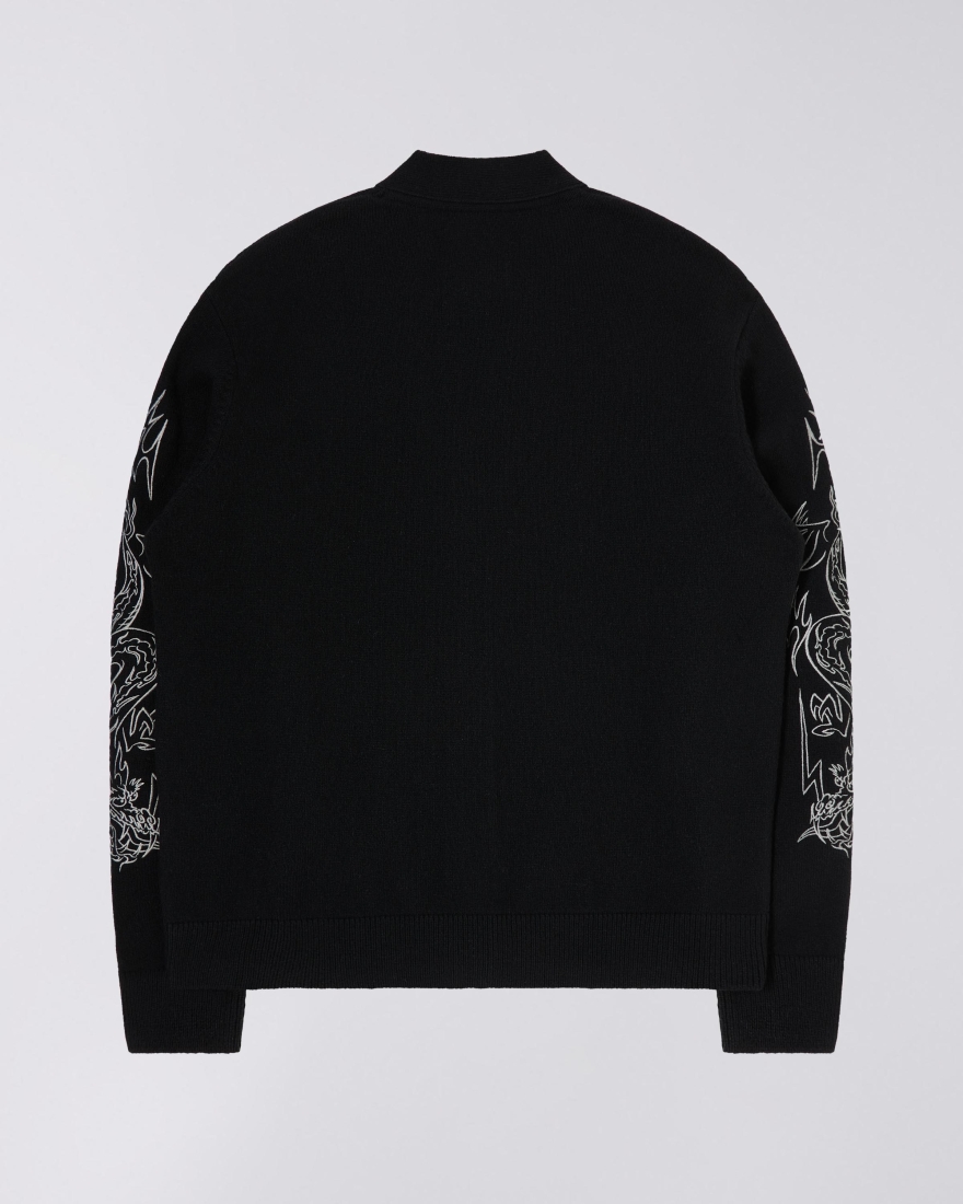 EDWIN Tatsu Cardigan Black