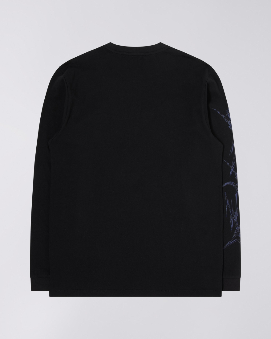 EDWIN Night Parade T-Shirt LS Black