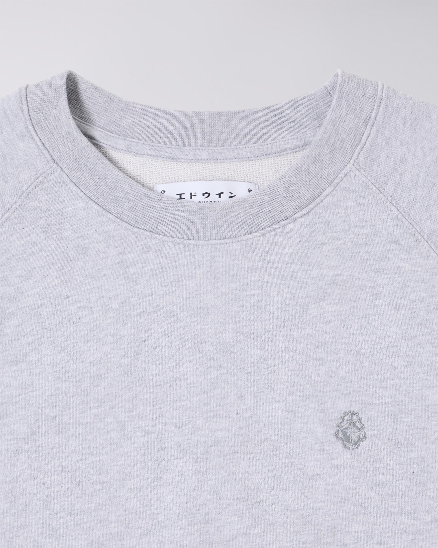 EDWIN W' Core Sweat Grey Marl