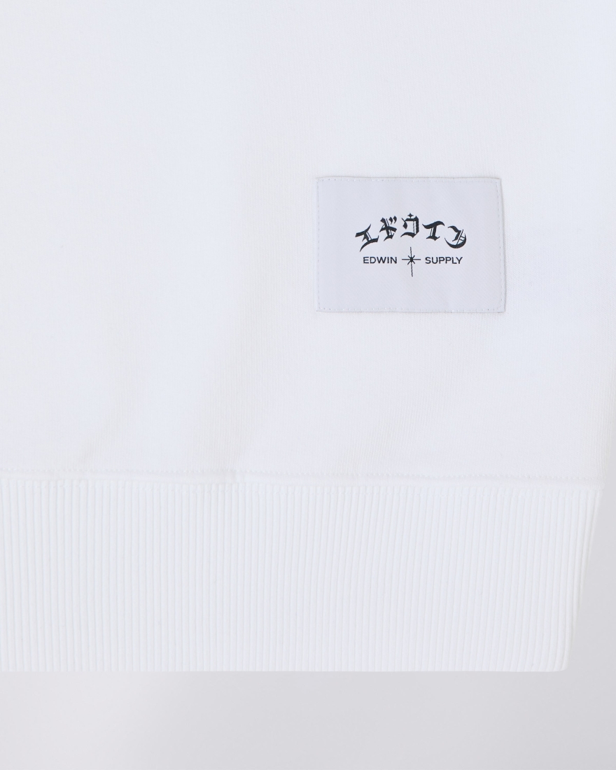 EDWIN High Life Low Levels Sweat White