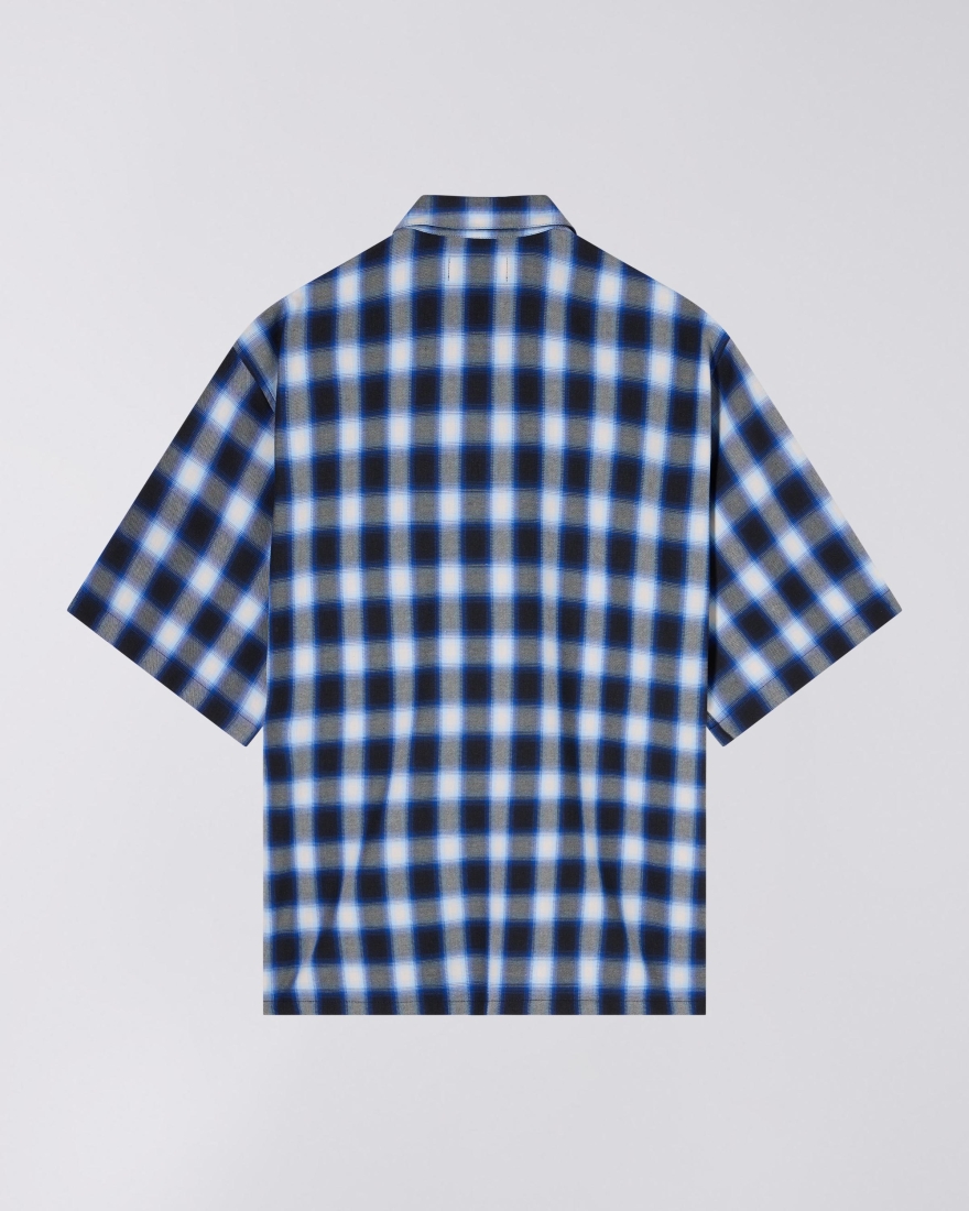 EDWIN Millbury Shirt SS Blue / Black