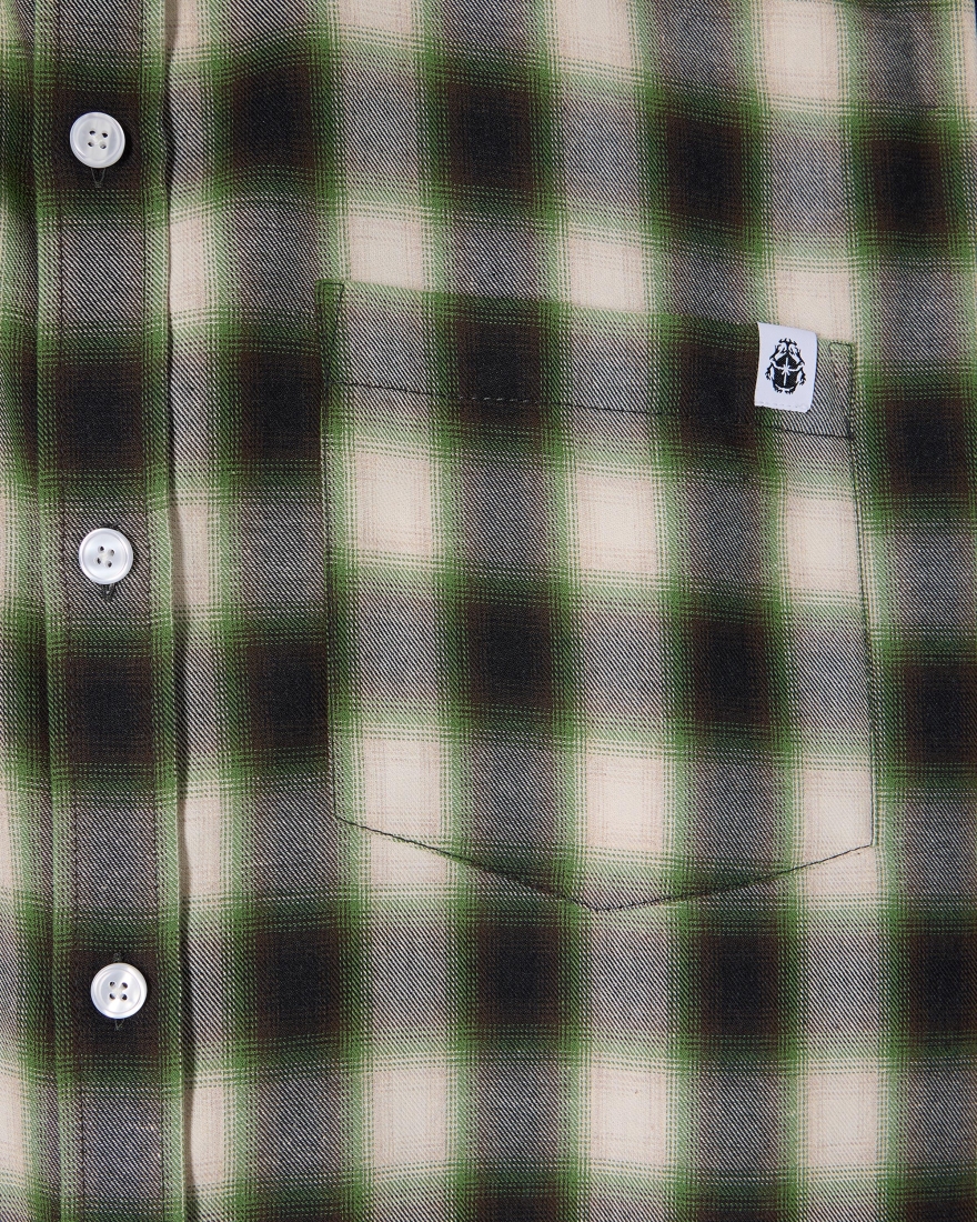 EDWIN Millbury Shirt SS Green / Black