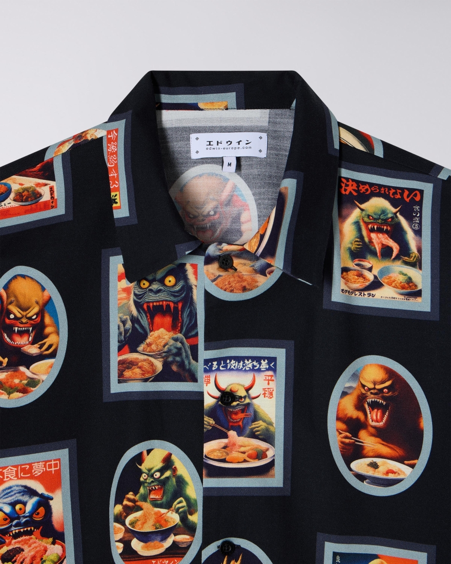 EDWIN Hara Hachi Bun Me Shirt SS Multicolor