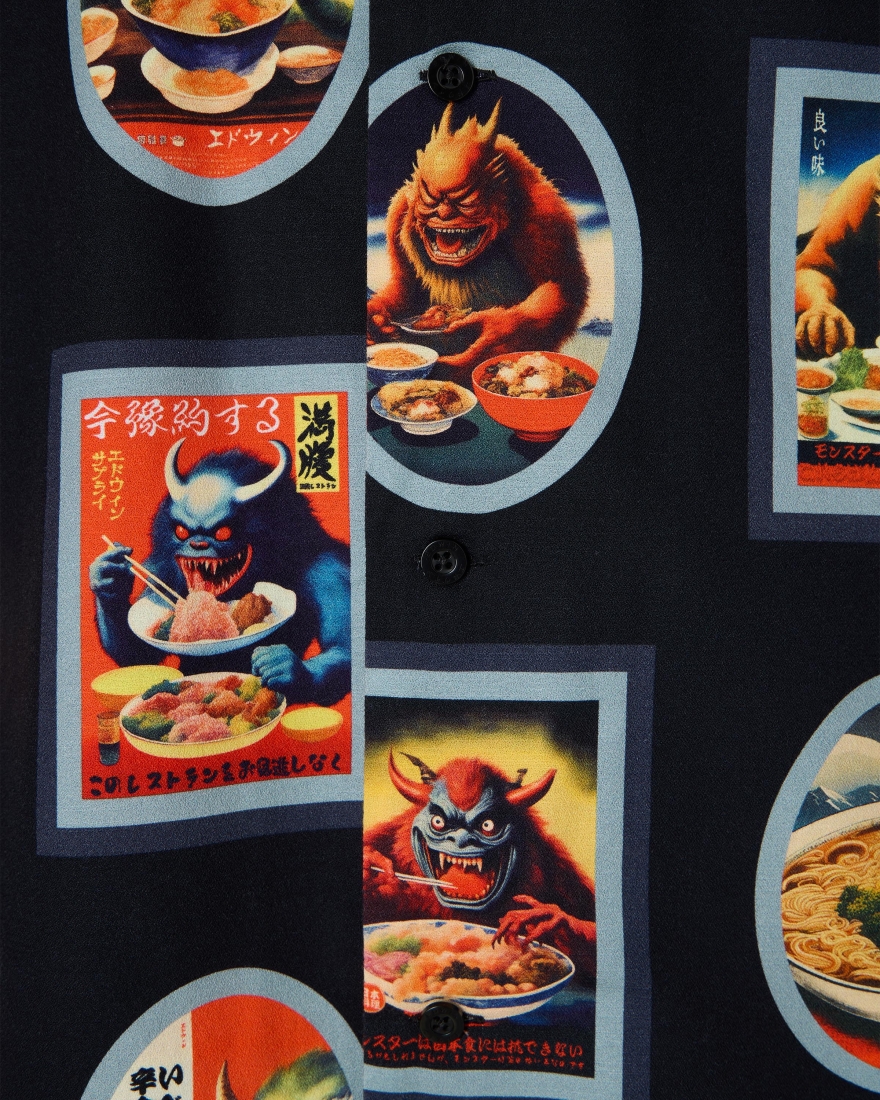 EDWIN Hara Hachi Bun Me Shirt SS Multicolor