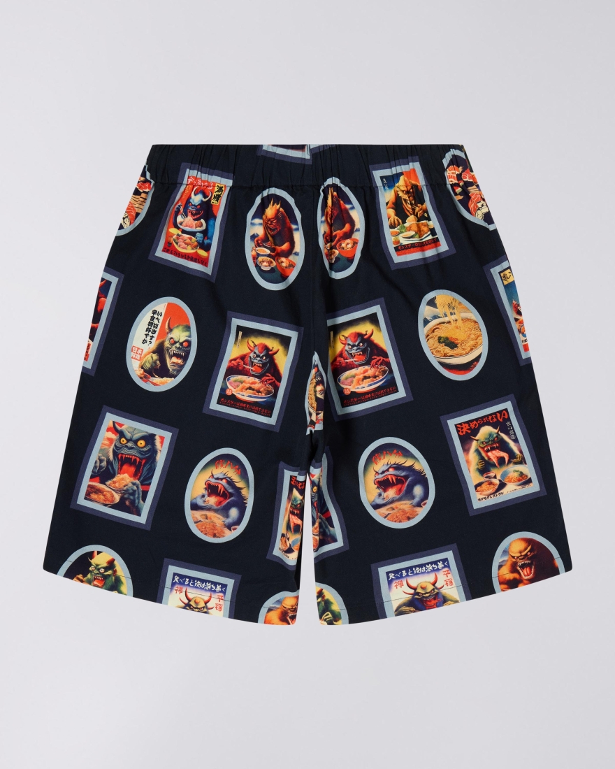 EDWIN Hara Hachi Bun Me Short Multicolor