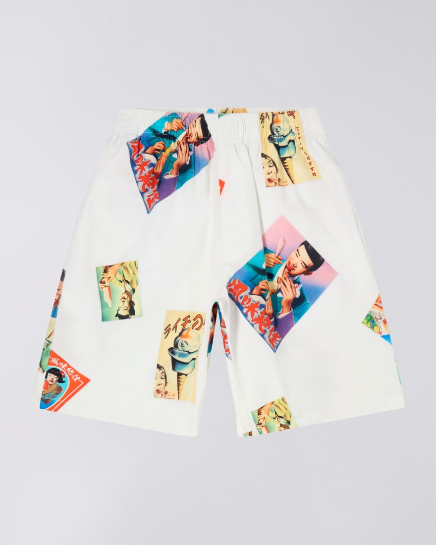 EDWIN Aisukurimu Short Multicolor