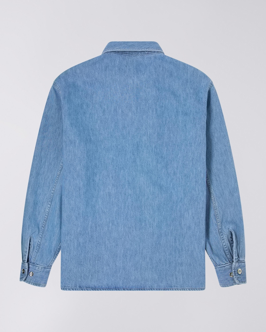 EDWIN Big-DNM Shirt LS Blue