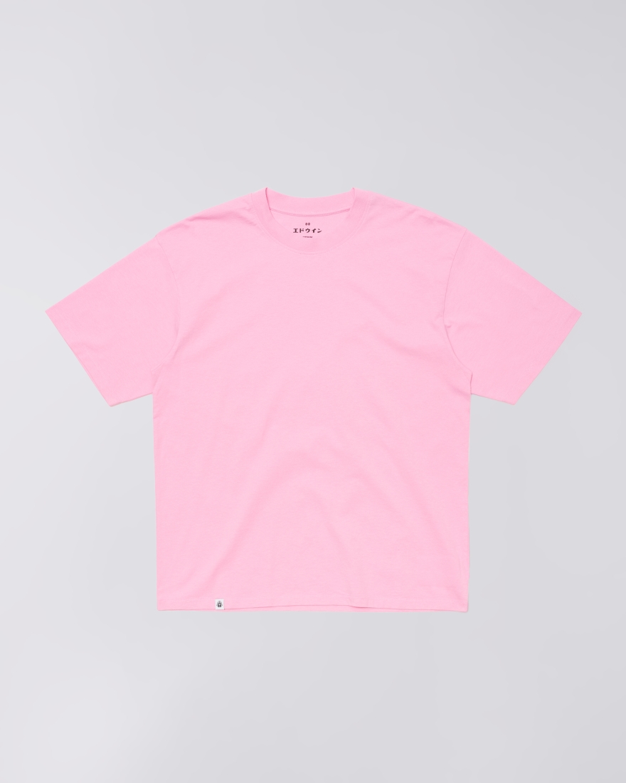 EDWIN Oversize Basic T-Shirt Begonia Pink