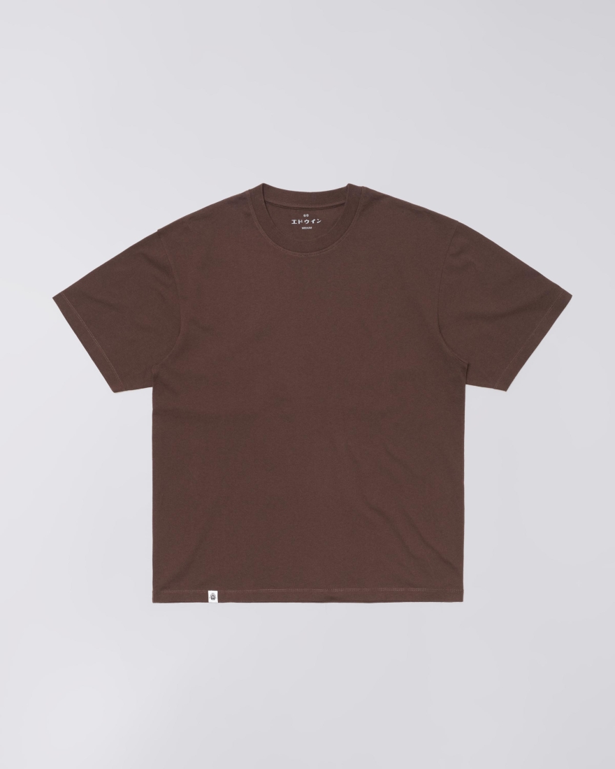 EDWIN Oversize Basic T-Shirt Coffee Bean