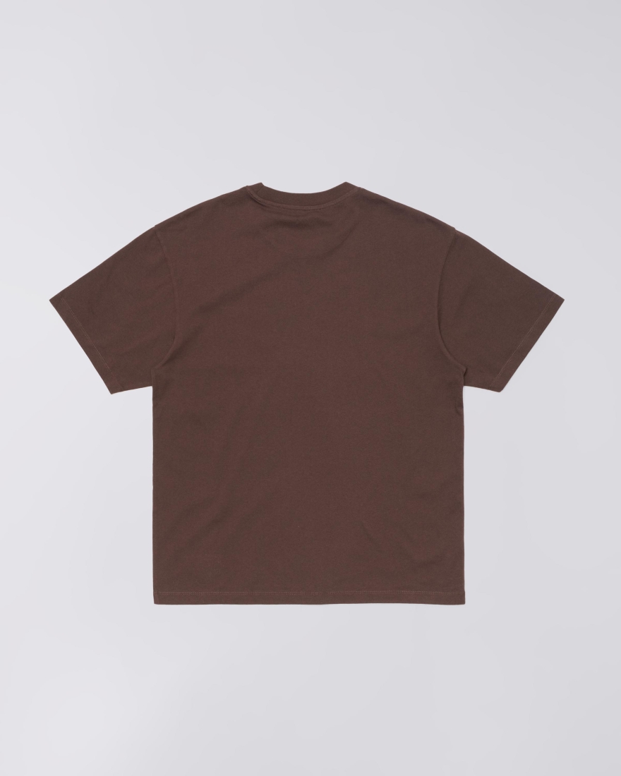 EDWIN Oversize Basic T-Shirt Coffee Bean