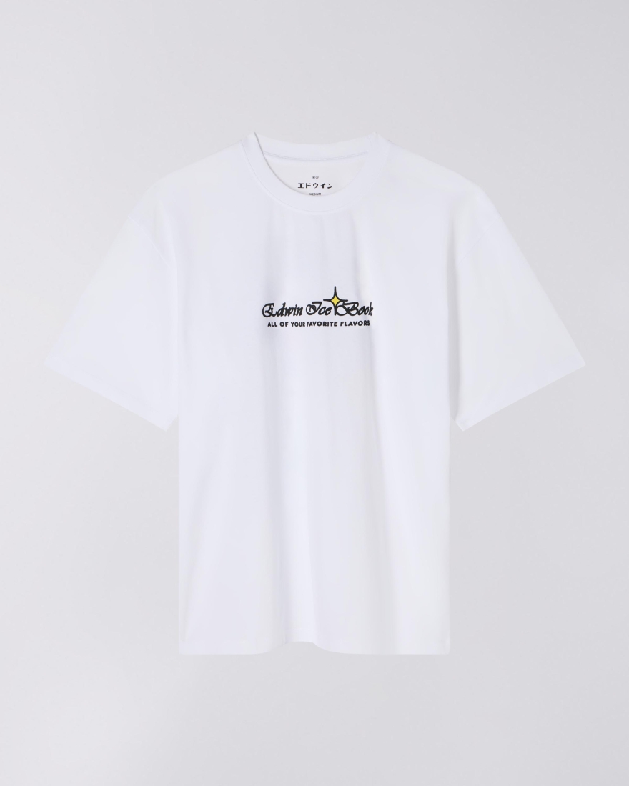 EDWIN Love In The Books T-Shirt White