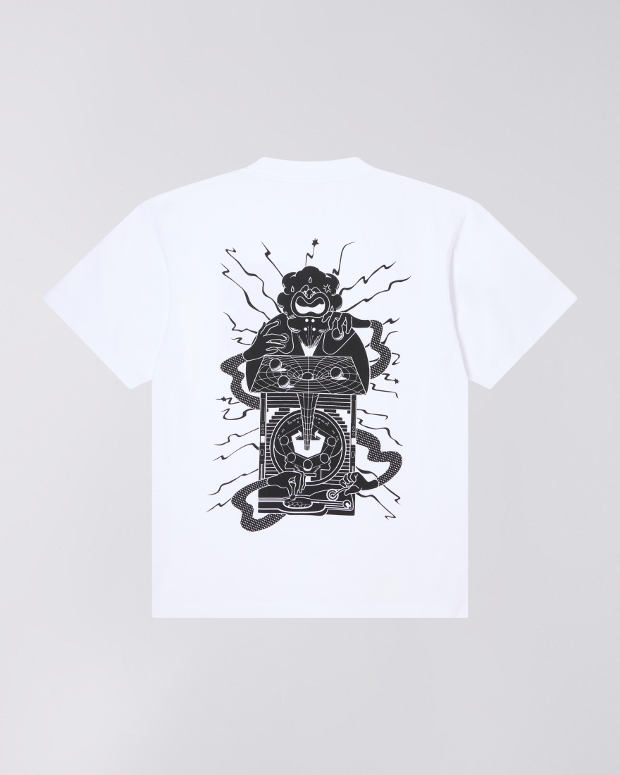 EDWIN Slot Machine T-Shirt White