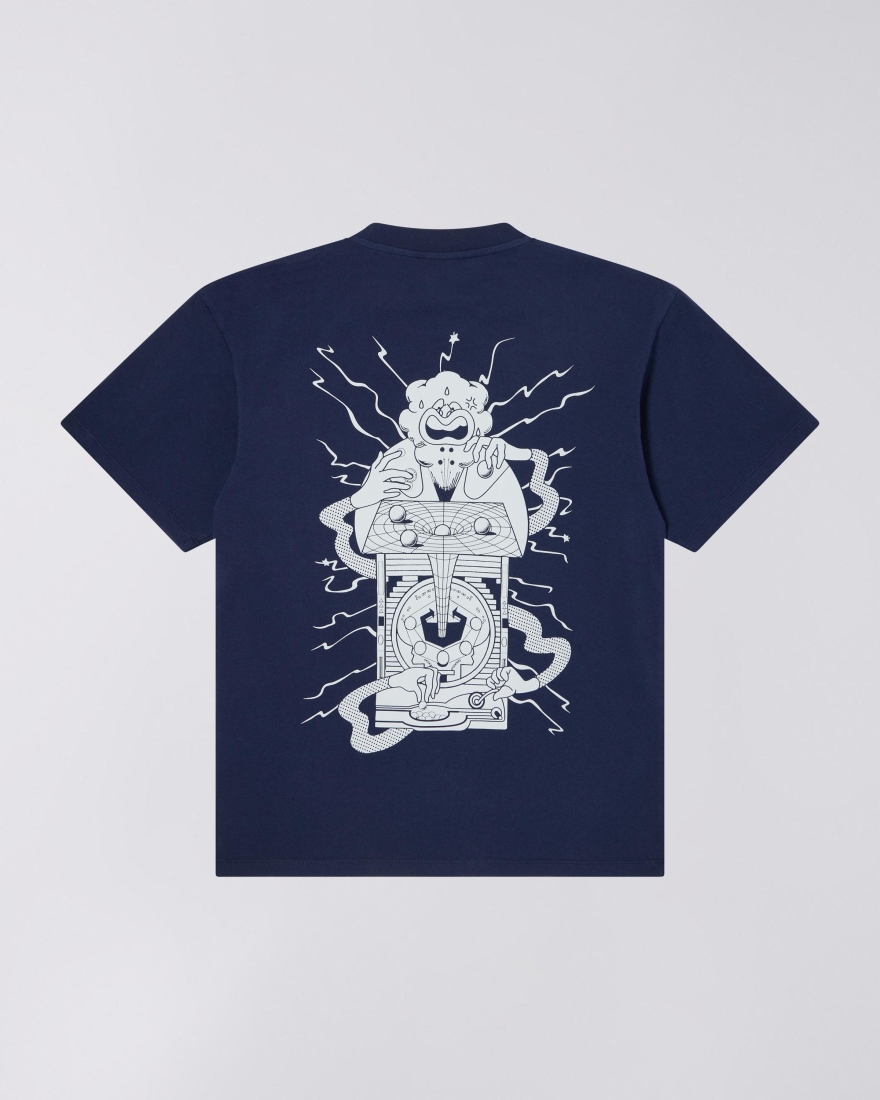 EDWIN Slot Machine T-Shirt Maritime Blue