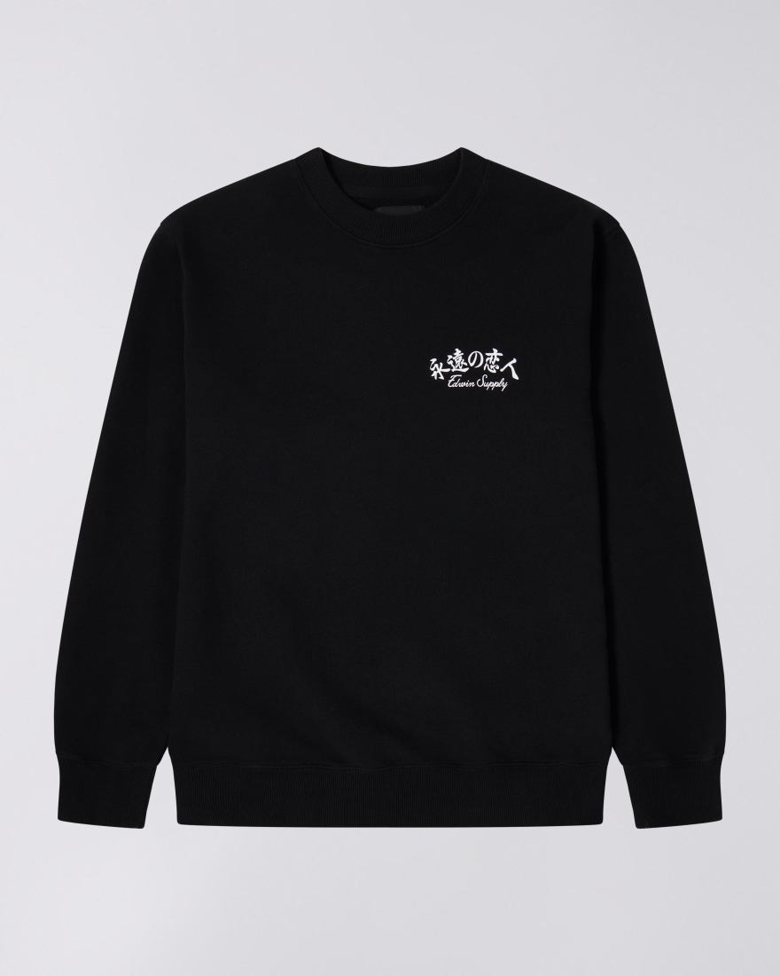 EDWIN Forever Lover Sweat Black