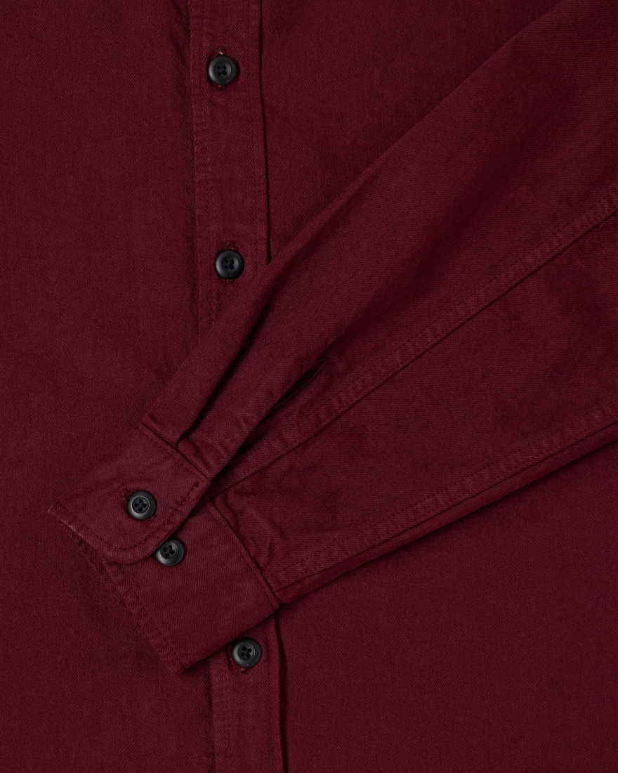 EDWIN Sebastian Shirt LS Windsor Wine