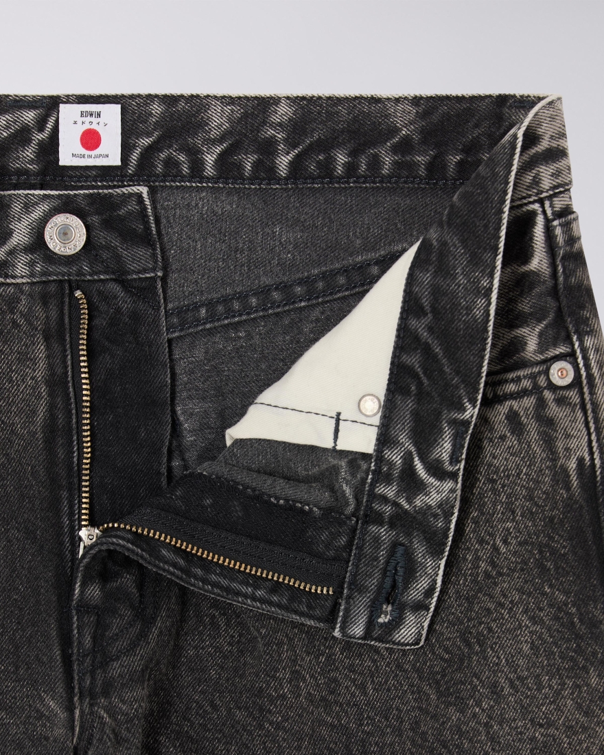 EDWIN Regular Tapered Jeans Black