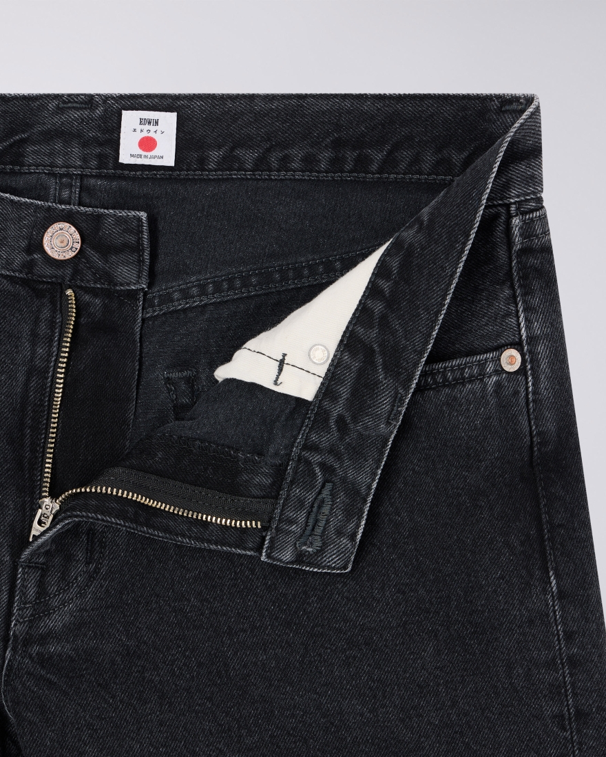 EDWIN Regular Tapered Jeans Black