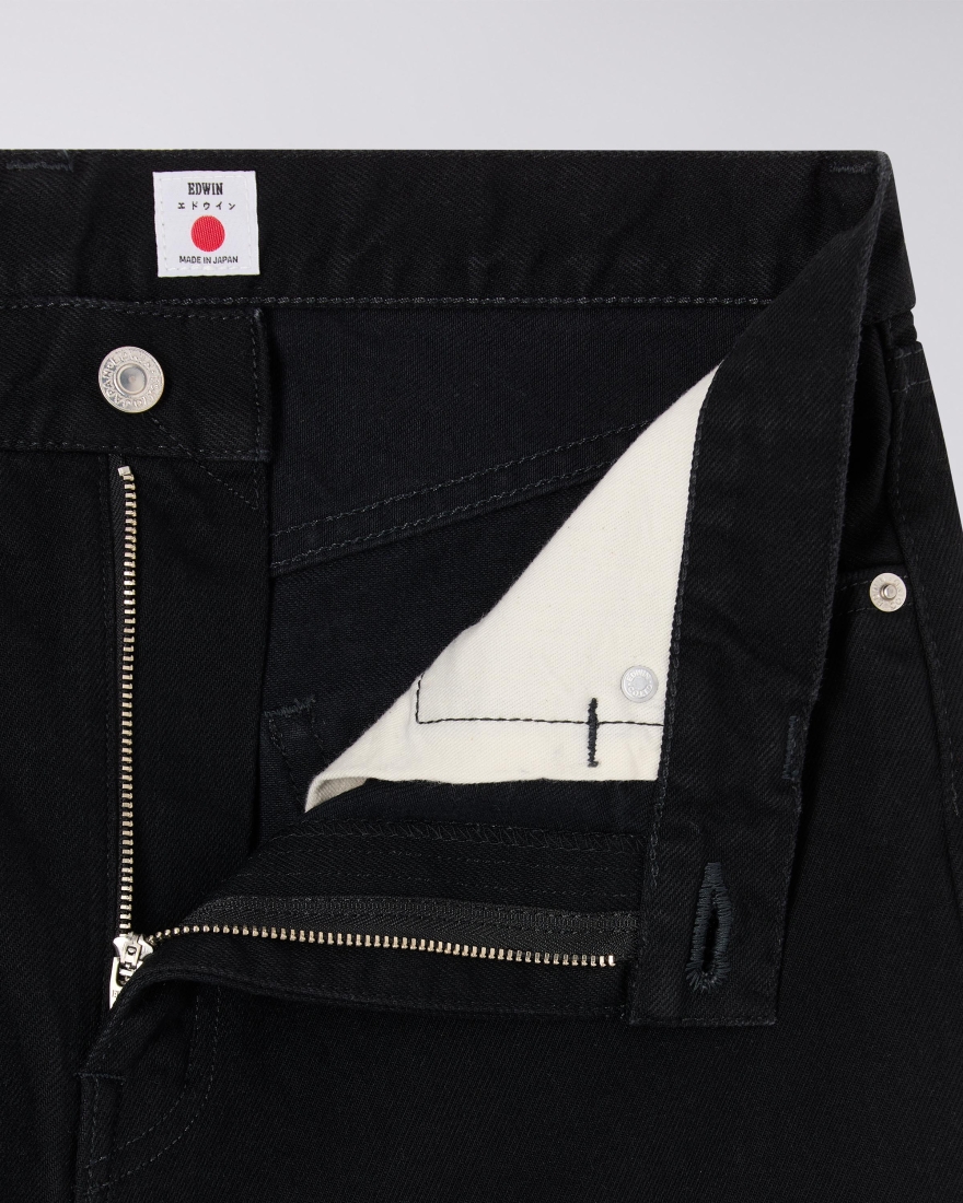 EDWIN Regular Straight Jeans Black