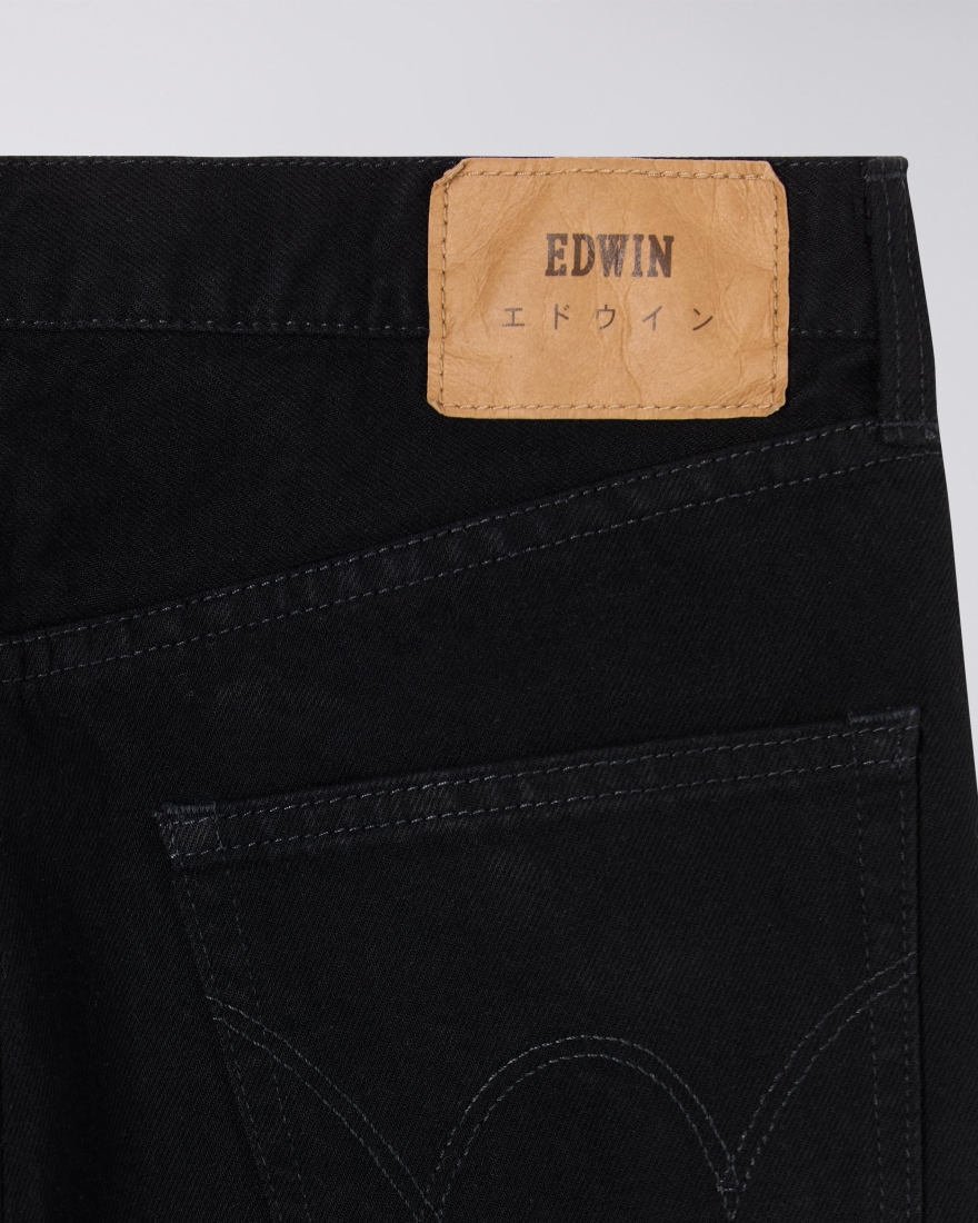 EDWIN Regular Straight Jeans Black