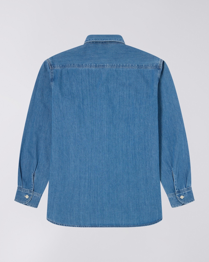 EDWIN Work Shirt Blue