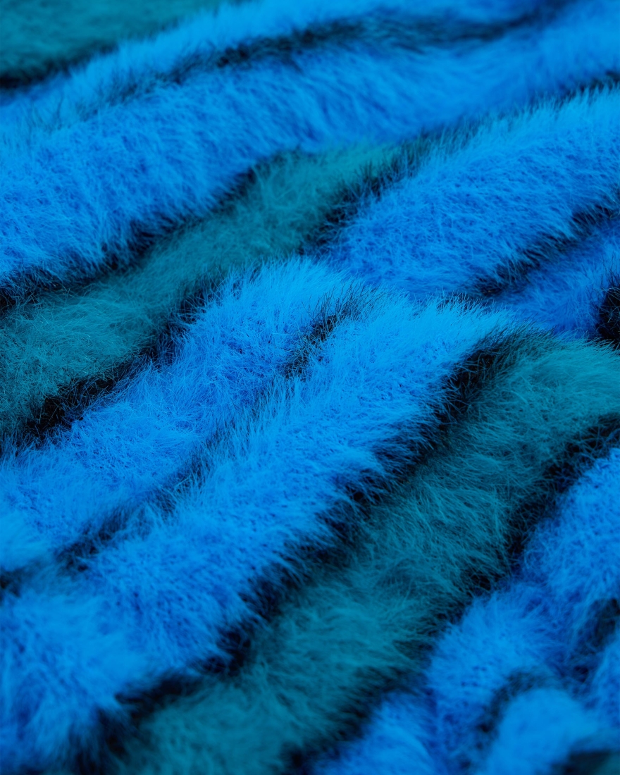 EDWIN W' Gill Striped Sweater Blue / Aqua / Black