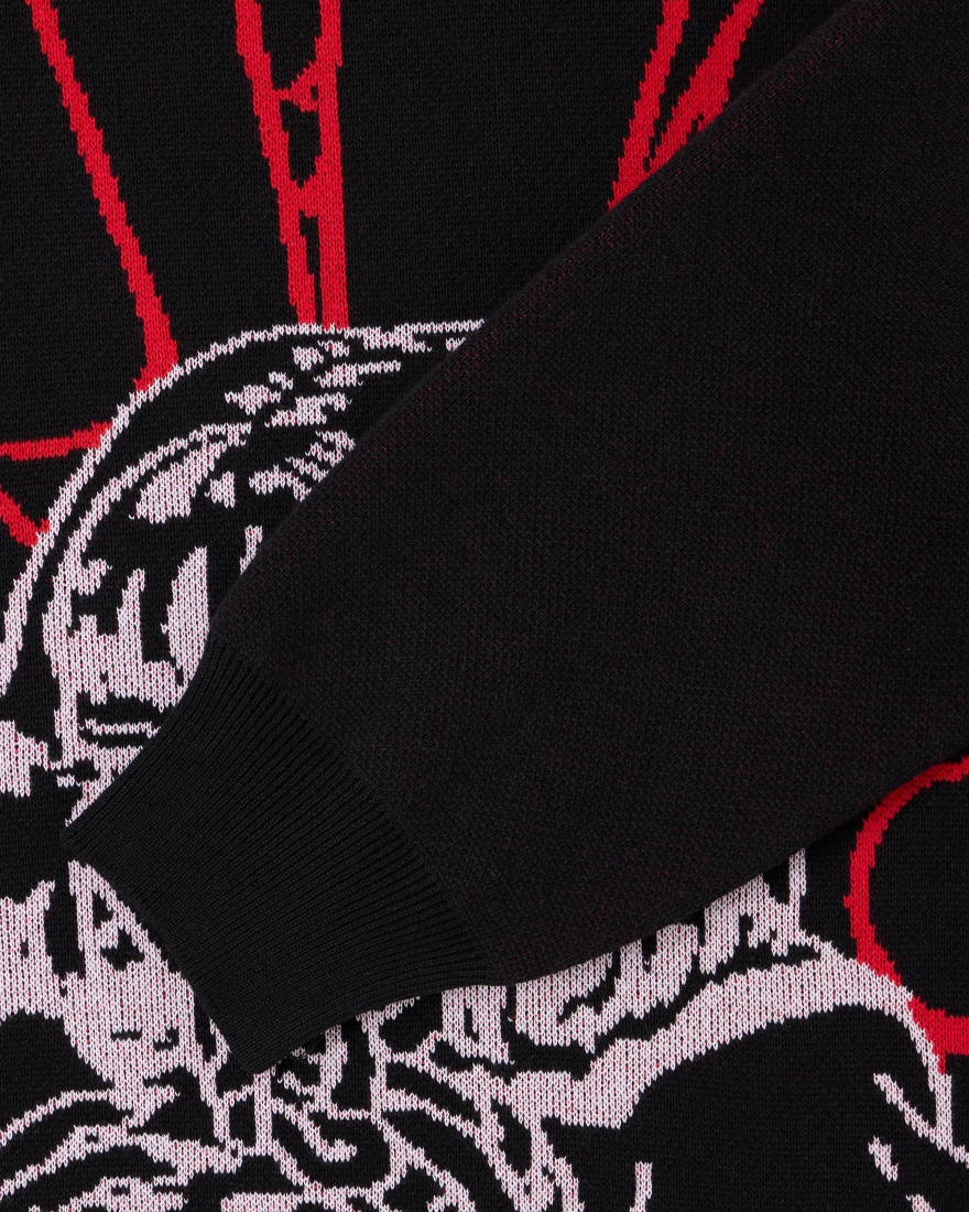 EDWIN Black Widow Sweater Black