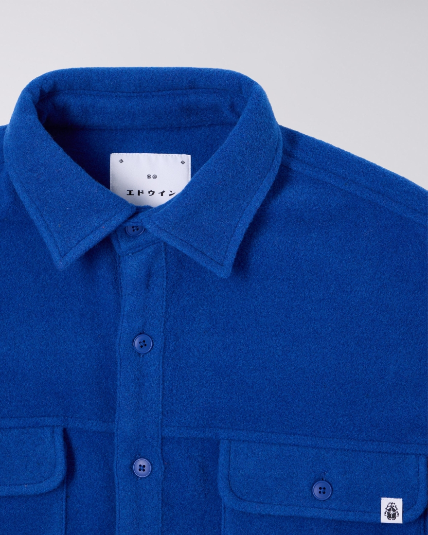 EDWIN Jowen Overshirt LS Deep Ultramarine