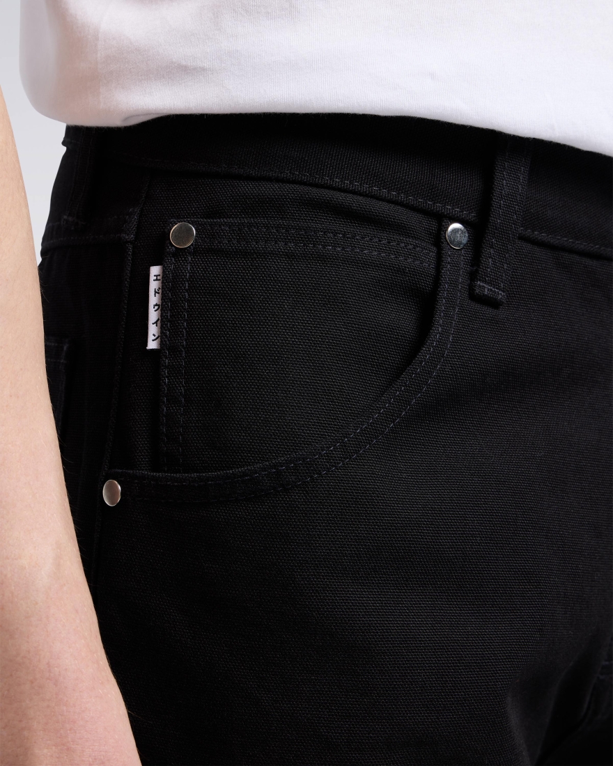 EDWIN Double Knee Tyrell Pant Black