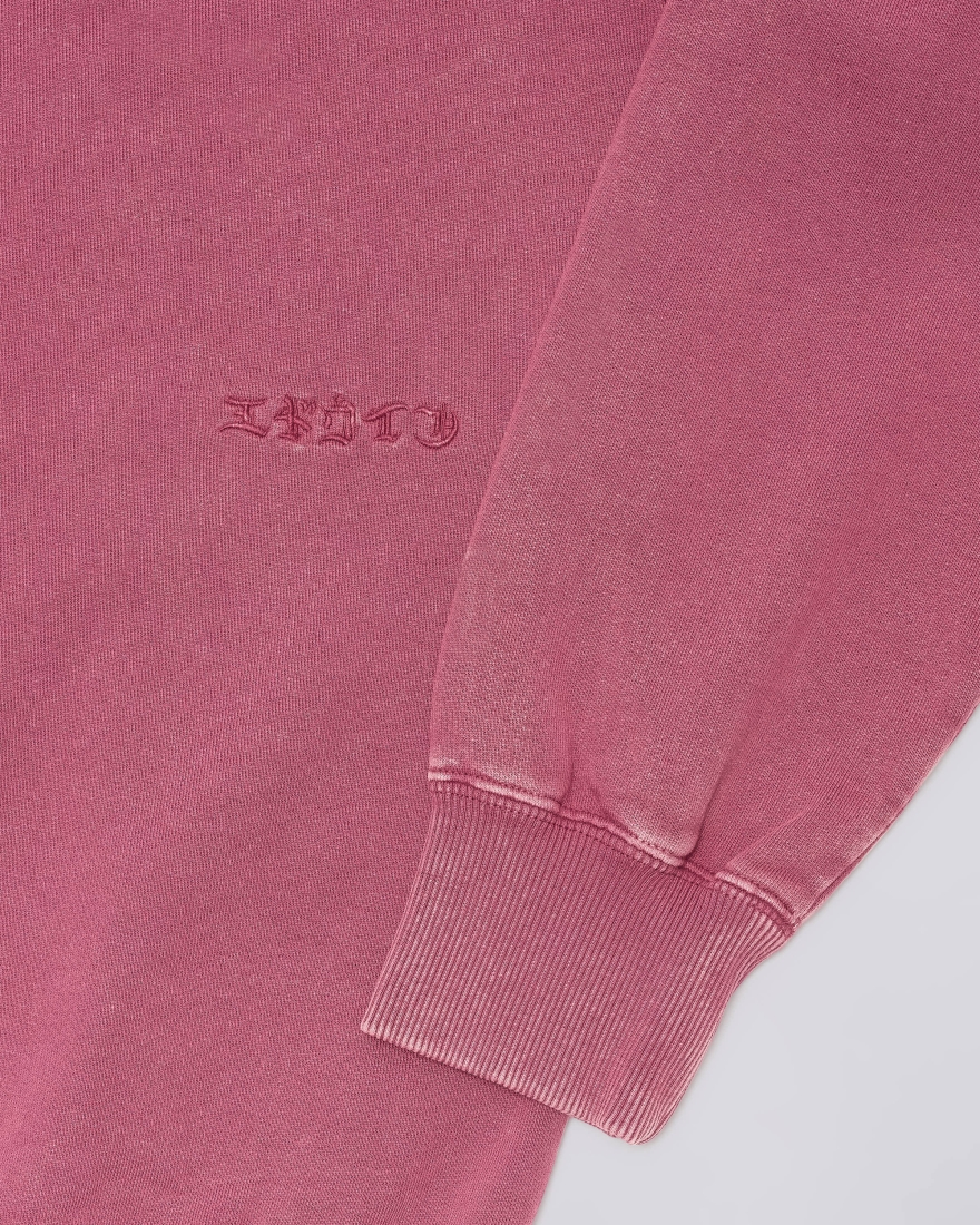 EDWIN Axiom Crew Sweat Red Plum