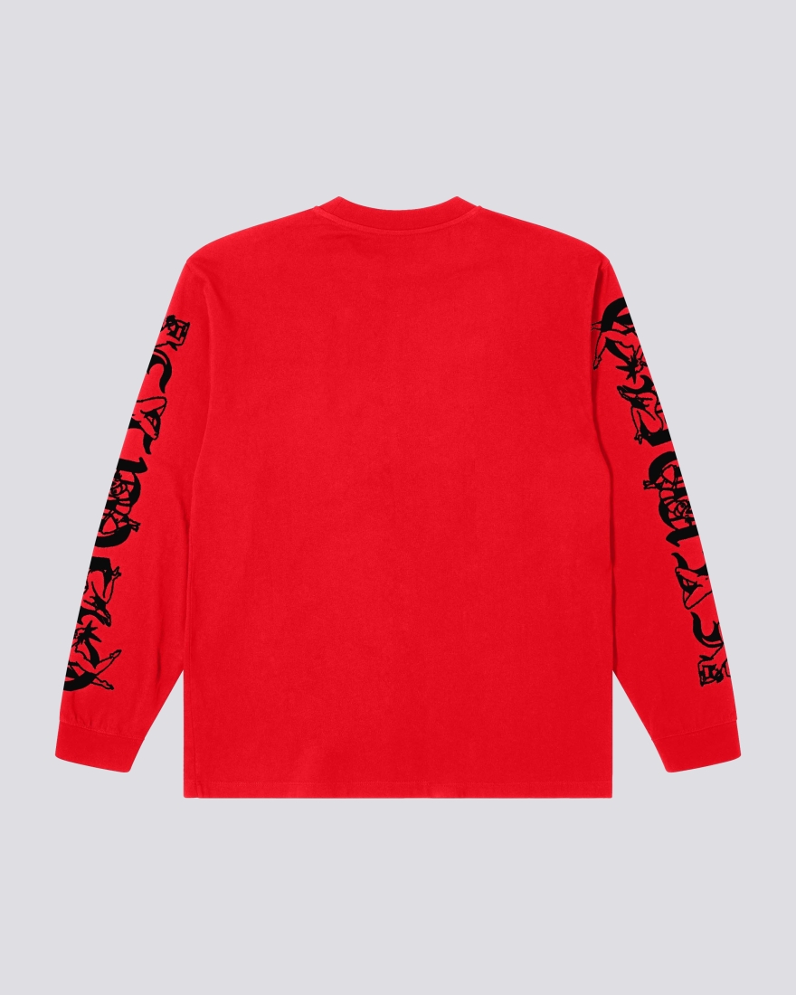 EDWIN Kinbaku-Bi III T-Shirt LS Fiery Red