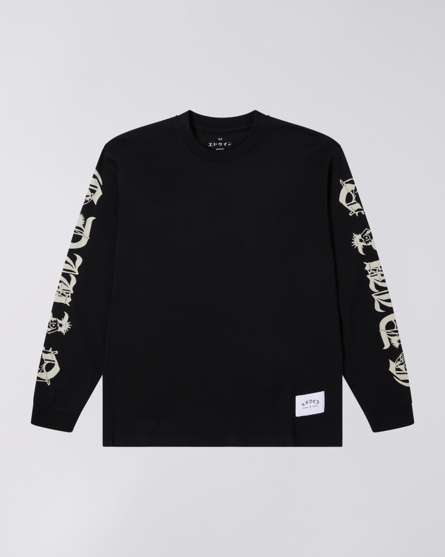 EDWIN Kinbaku-Bi III T-Shirt LS Black