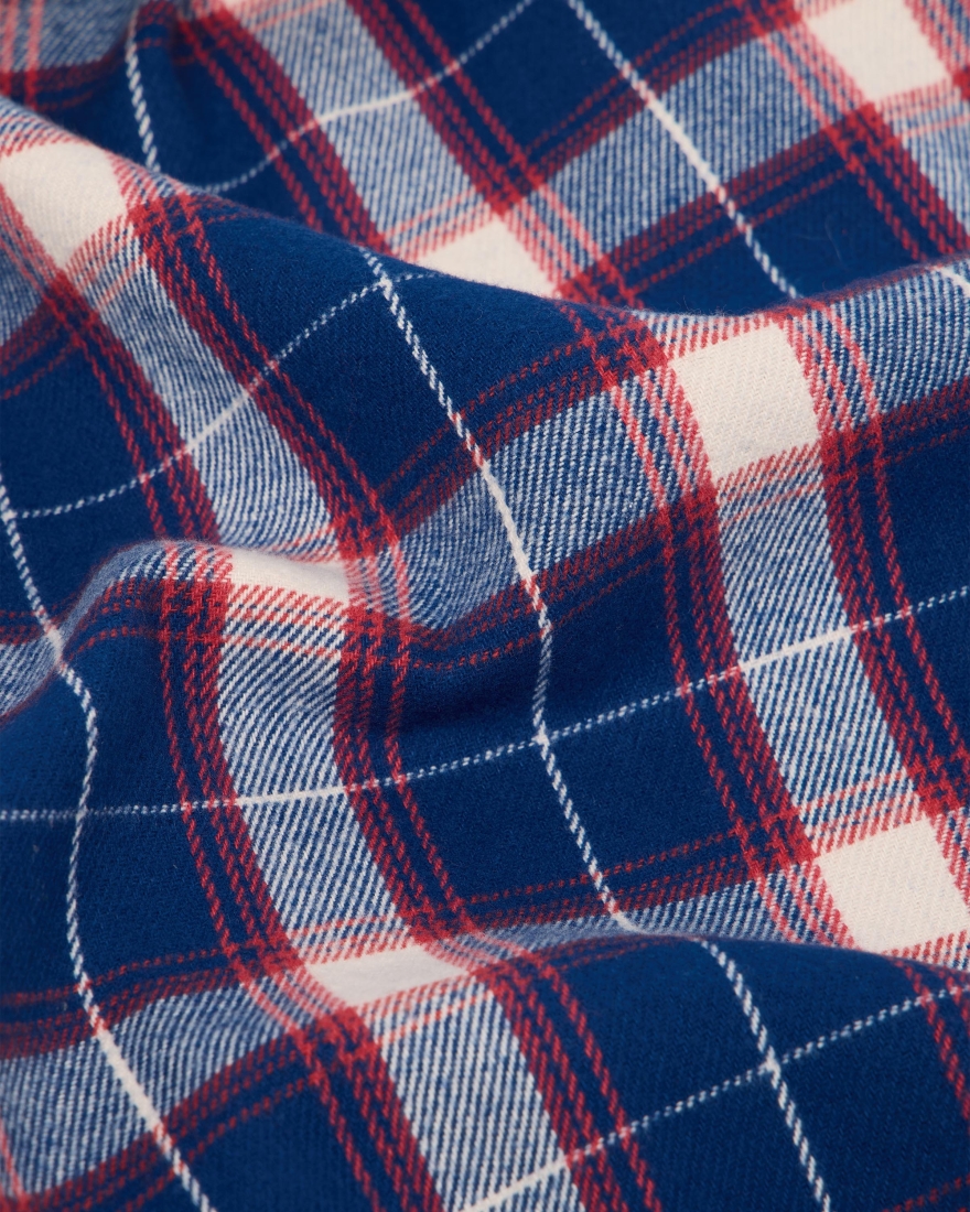 EDWIN Work Shirt LS Navy / Red