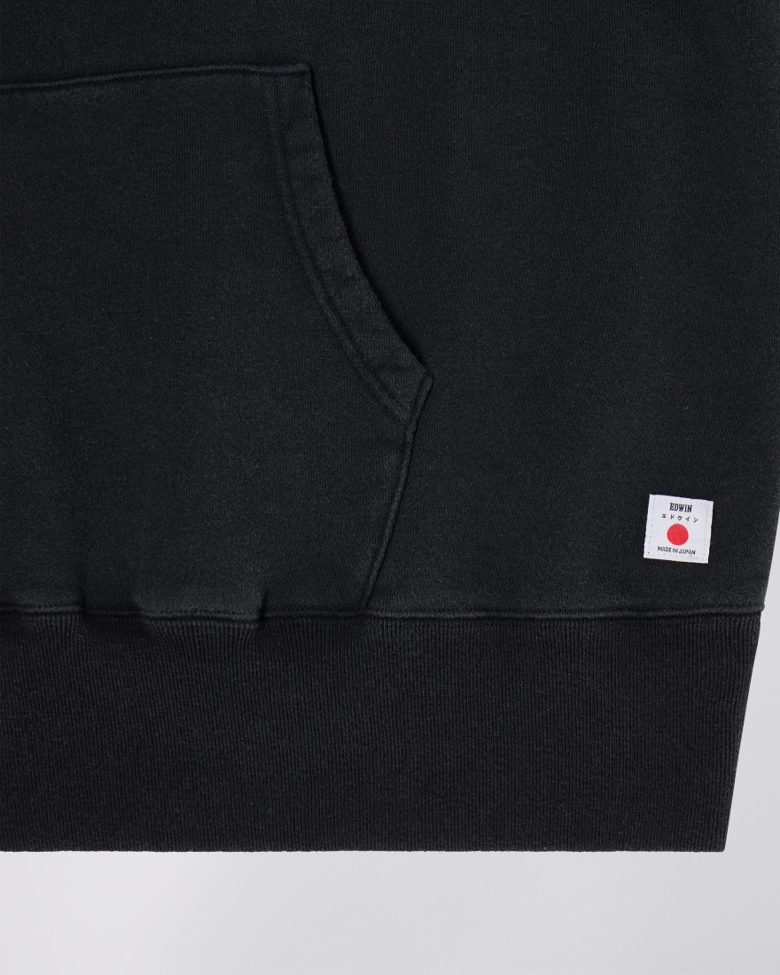 EDWIN Raglan Sleeve Hood Black