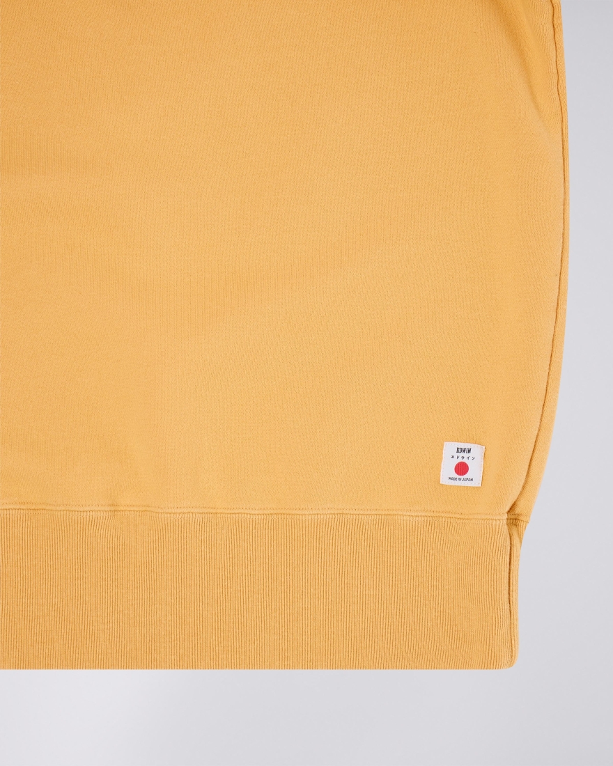 EDWIN Raglan Sleeve Crew Mustard