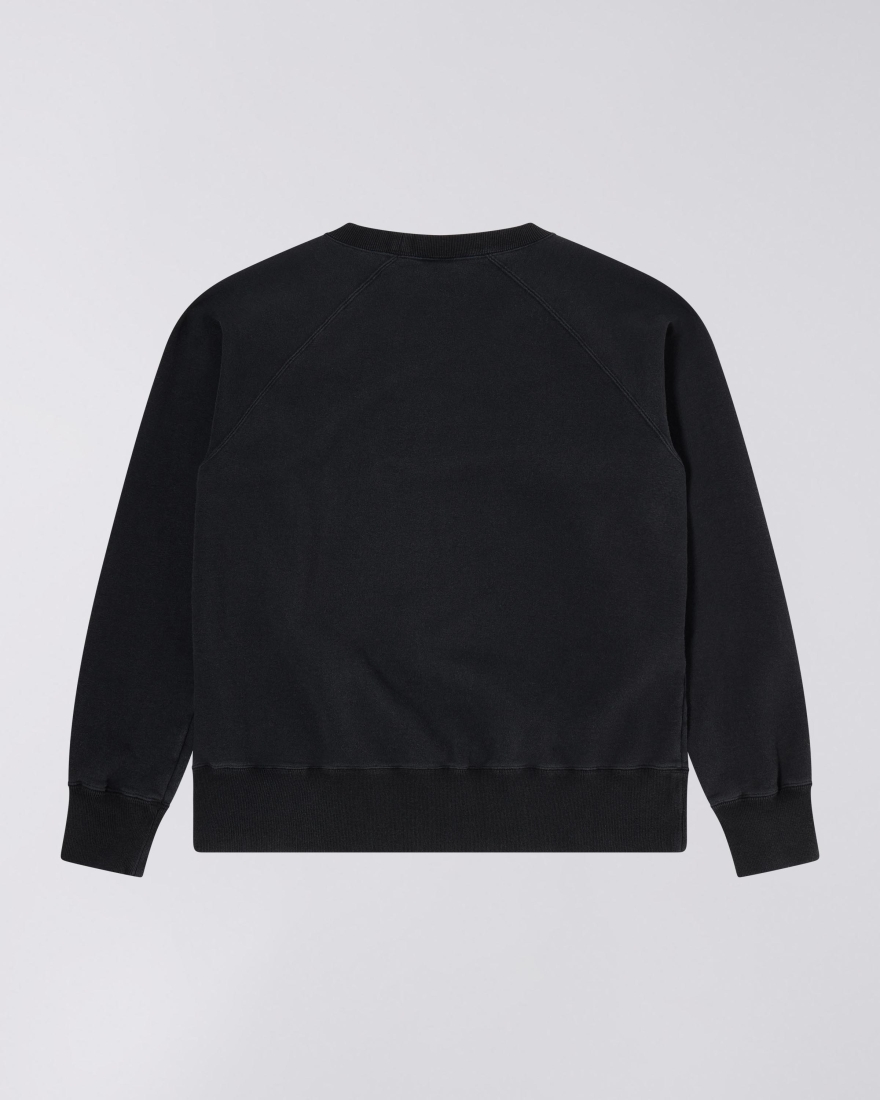 EDWIN Raglan Sleeve Crew Black