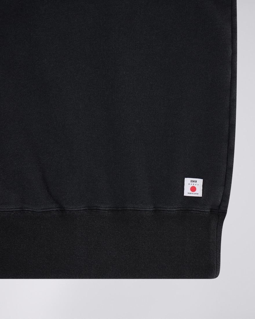 EDWIN Raglan Sleeve Crew Black