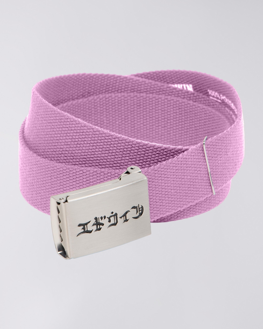 EDWIN Katakana Clip Belt Mauve