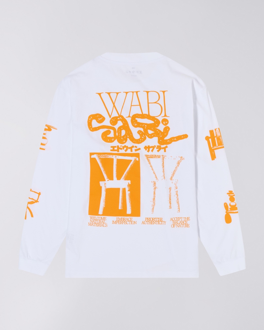 EDWIN Wabi Sabi T-Shirt LS White