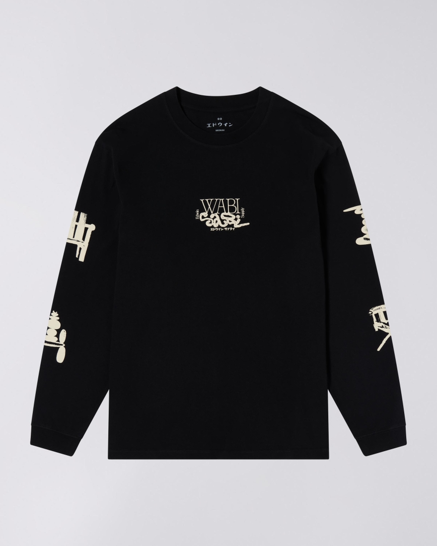 EDWIN Wabi Sabi T-Shirt LS Black