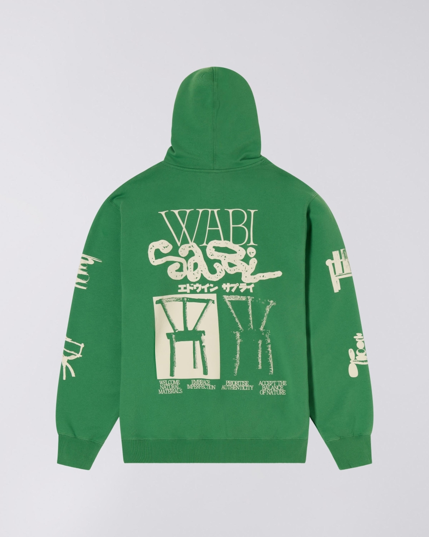 EDWIN Wabi Sabi Hoodie Sweat Mint Green