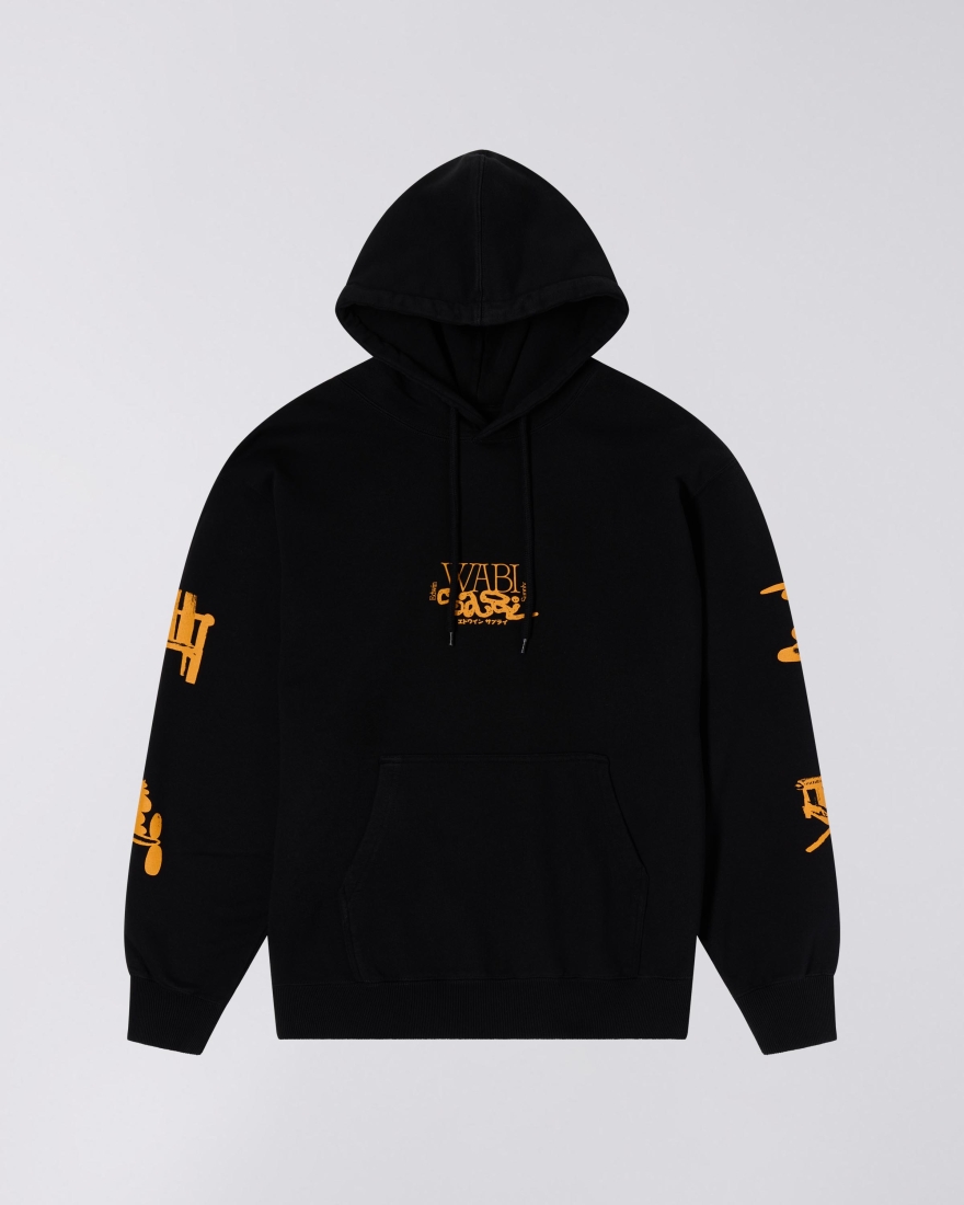 EDWIN Wabi Sabi Hoodie Sweat Black