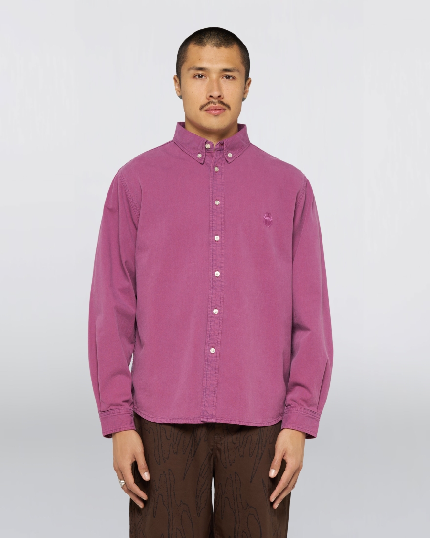 EDWIN Arlo Shirt LS Blue