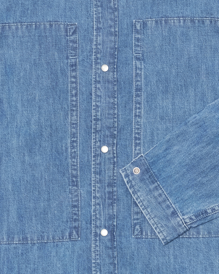 EDWIN Workman Shirt LS Blue