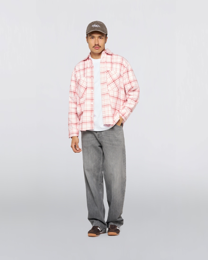 EDWIN Ace Shirt LS Light Pink