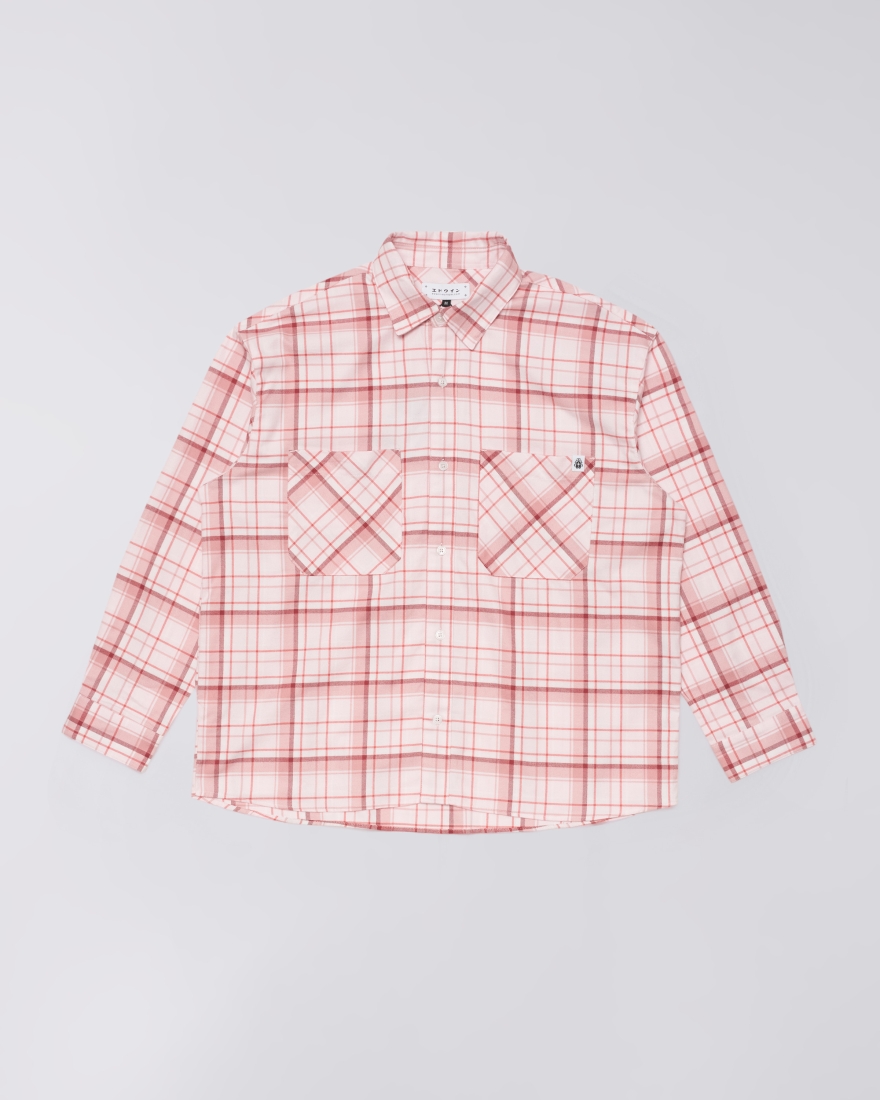 EDWIN Ace Shirt LS Light Pink