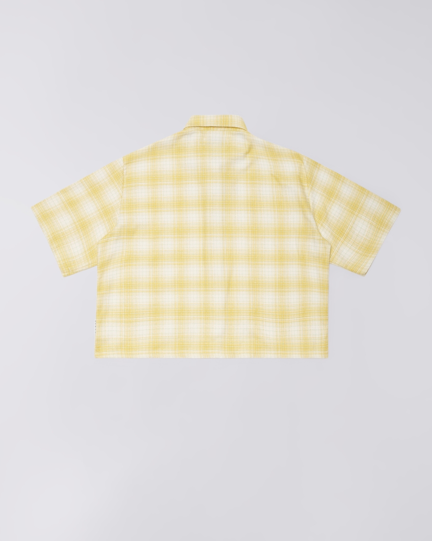 EDWIN W' Isia Shirt SS Yellow / White